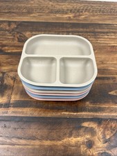 6 RePlay Divided Plates Toddler Kids Stackable Camping BPA Free Made USA 7  