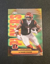 2025 Topps Chrome - Ja'marr Chase - Power Players #PP-21 - Jamarr Cincy Bengals