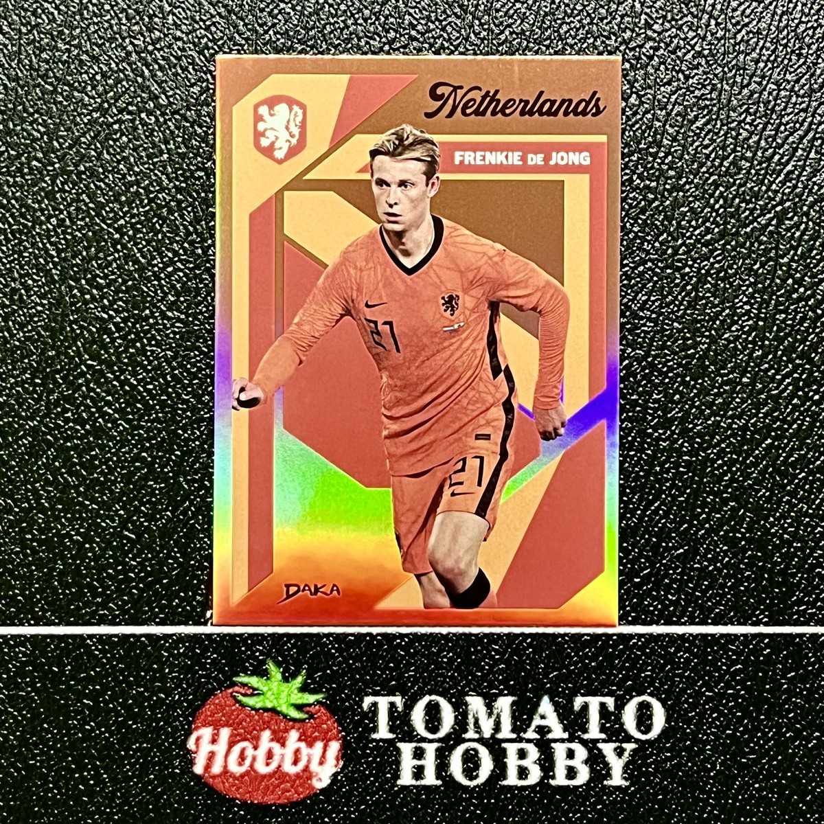 DAKA TOP AUDIENCE 2024-25 FRENKIE DE JONG /25 ORANGE REFRACTOR