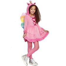 41353 - Pretty Pegasus Dreamgirl Unicorn Costume for Kids with Pink Bodice, Tull
