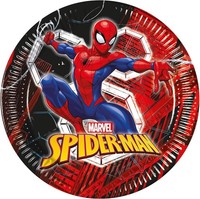 Spiderman FSC Pappteller World Of Web 23 Cm, 8 StüCk