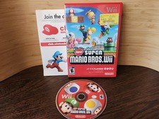 New Super Mario Bros. Wii (2009)- Nintendo Wii - Tested & Working!