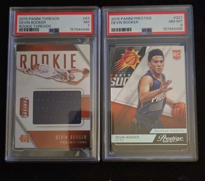 2 PSA Graded Rookie Devon Booker Card Lot #83 And #221