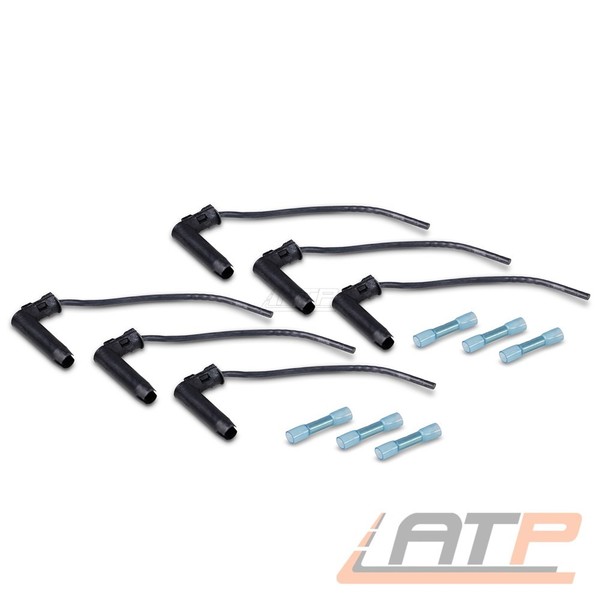 6X Reparatursatz Stecker GlÜHkerze FÜR Audi A4 A5 A6 A7 A8 Q5 Q7 2.5 2.7 3.0 TDI-image