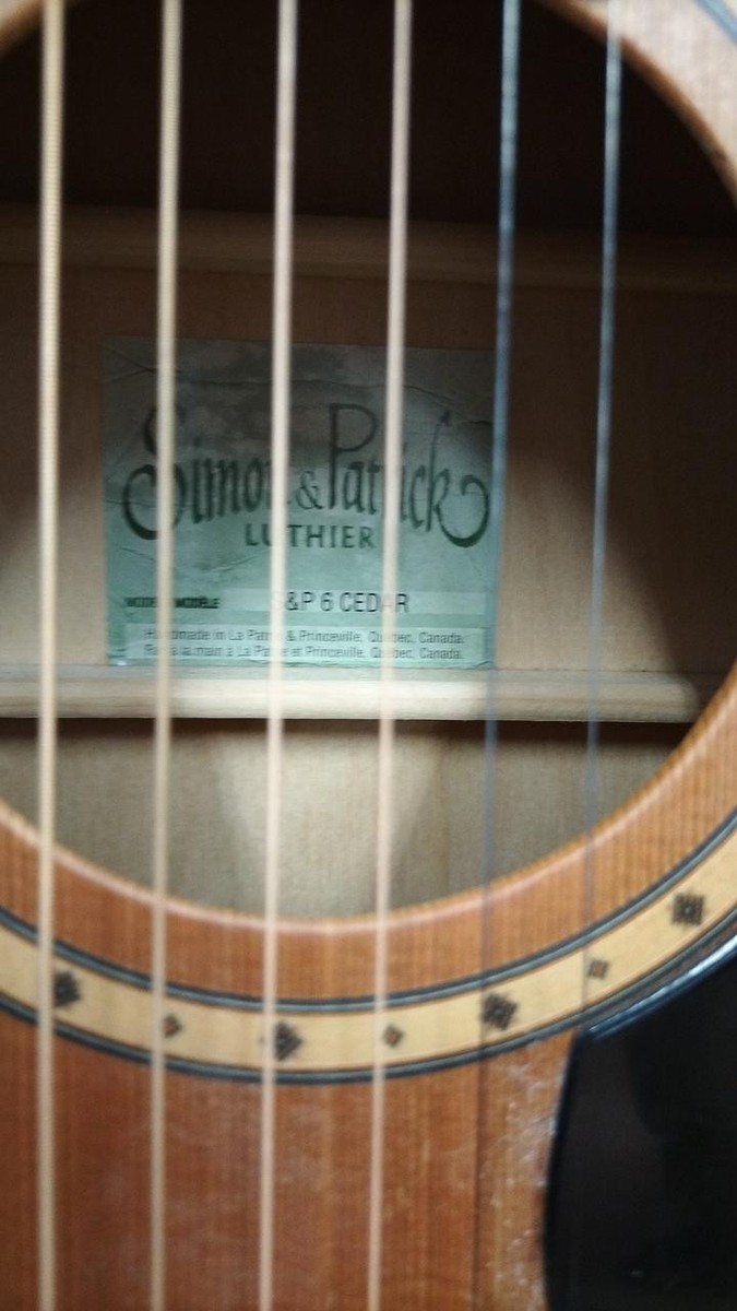 Simon Patrick S P 6 Cedar Acoustic | eBay