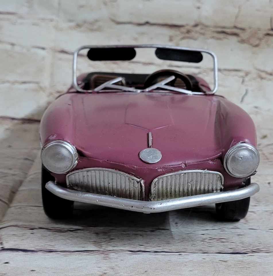 Raro Burago Rosa/Marrone 1:12 Scala Diecast BMW 507 Modello Caldo Ghisa Saldi - Immagine 2 di 4