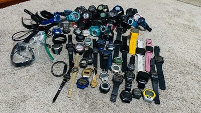 Lot of 72 digital watches Casio and many other brands