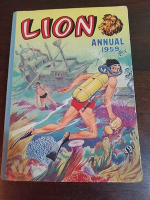 RARE LION ANNUAL 1959  COMIC AND STORY BOOK