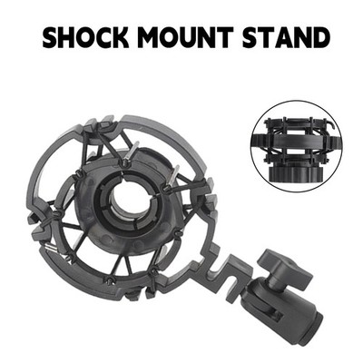 Microphone Shock Mount Stand Clip For AKG H-85 C2000 C3000 C4000 C414 2021'Kn