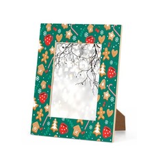 Gingerbread Man 4x6 Picture Frame Photo Frames Display Pictures for Wall Hang...