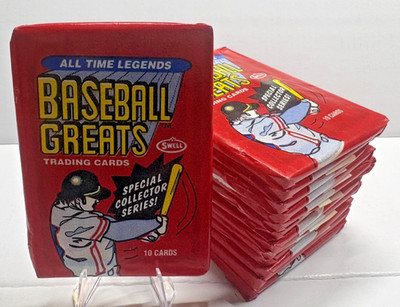 1990 Swell All Time Legends Baseball Greats Wax Pack Sealed