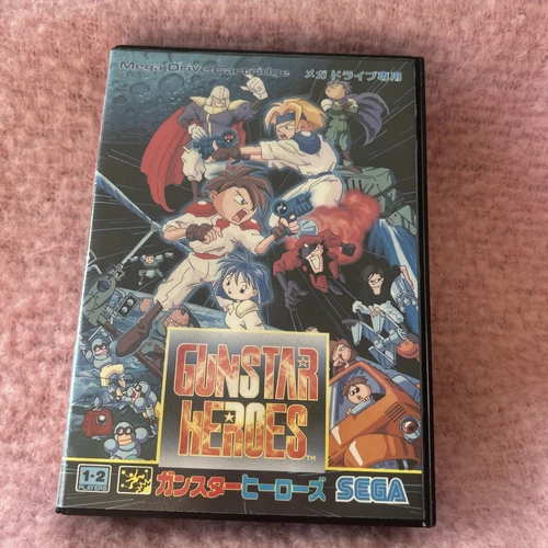 Reluctant Sale !!!VERY RARE!!!SEGA Megadrive Gunstar Heroes with Manual NTSCJ
