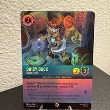 Lorcana Daisy Duck - Ghost Finder Epic 217/204 Whispers in the Well Holo