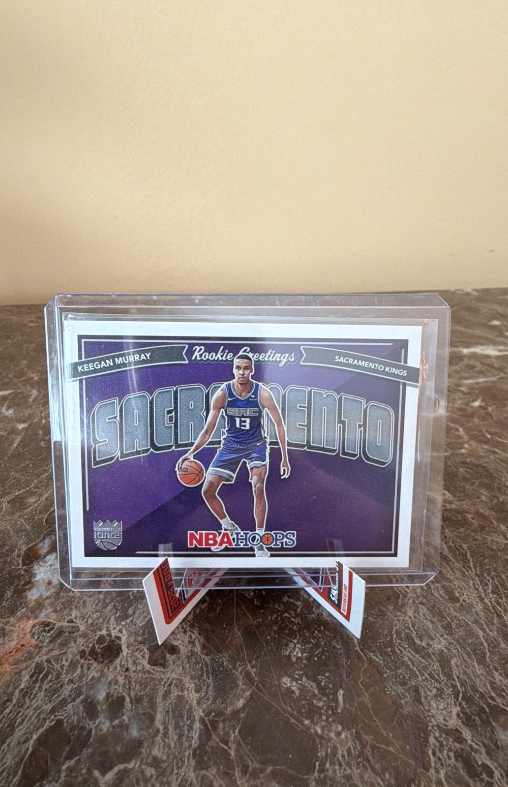 2022-23 Panini NBA Hoops - Rookie Greetings Keegan Murray #4 (RC)