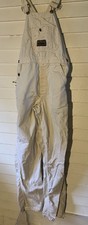 VTG Washington Dee Cee Overalls Mens 30 W Sanforized White Workwear