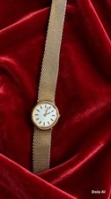 Rare Vintage Tissot Gold-Tone Mesh Bracelet Watch — Classic Collectable Swiss