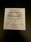 2025 Newsom Water WWM #124 Silver Shield 1 oz .999 Silver Round Proof #192/283