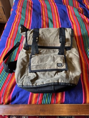Mission Workshop Bag Waterproof Backpack in Brown Waxed Canvas