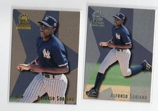 ALFONSO SORIANO YANKEES 1999 TOPPS STARS GOLD #34 ROOKIE RC 2X LOT
