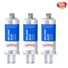 Metal Glue, 1.76 oz 2 Part AB Liquid Filler, Heavy Duty Welding Marine Epoxy,...