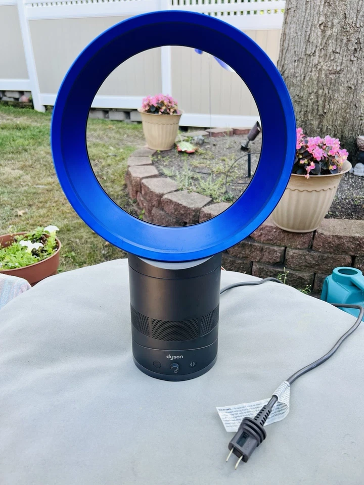 Dyson Air Multiplier Bladeless Satin Blue/Gray Table Fan Power/No Remote/AM06 - Image 2 of 4