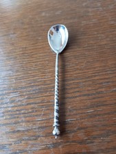 Niello Tula  Teelöffel 84er Russ. Silber Teils Gedrehter Stil,Teils Emailliert