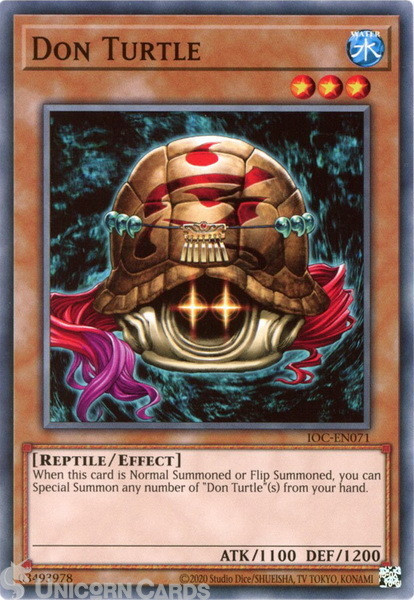 IOC-EN071 Don Turtle :: Common 25th Anniversary Edition Mint YuGiOh Card