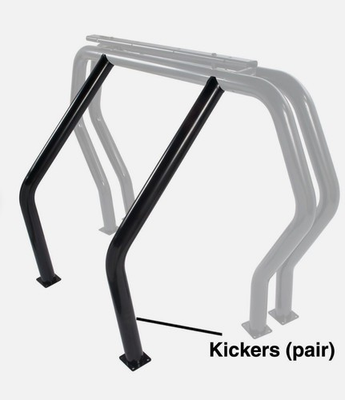 #ad Go Rhino Bed Bar Component Pair of Kickers Mild Steel Black 9370B Universal Fit $239.99