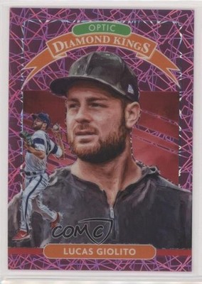 2020 Donruss Optic Diamond Kings Pink Velocity Prizm /199 Lucas Giolito #12 7qg