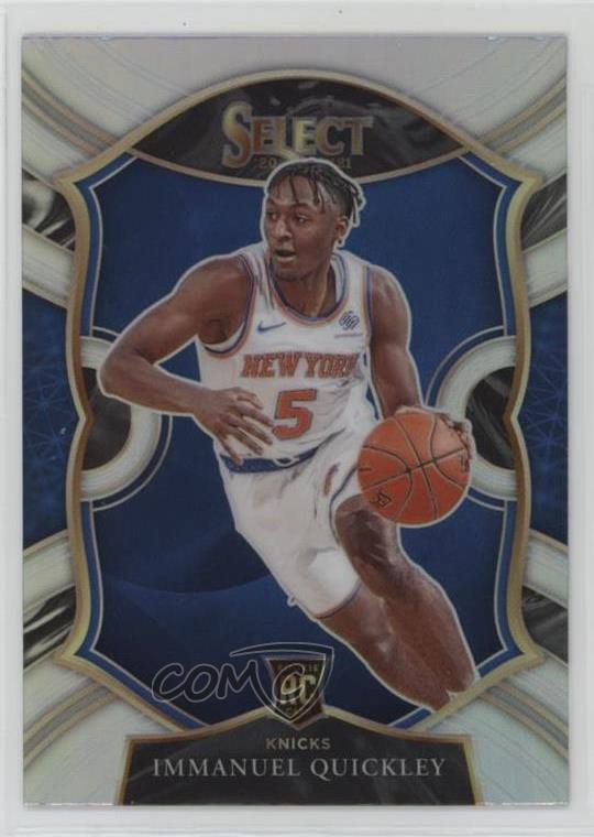 2020-21 Panini Select Concourse Silver Prizm Immanuel Quickley #85 0ht6