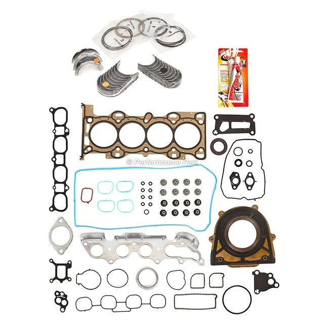 Juego completo de juntas rodamientos anillos aptos para Mazda 3 5 6 2006-2009 2,3 L Foto 2 de 4