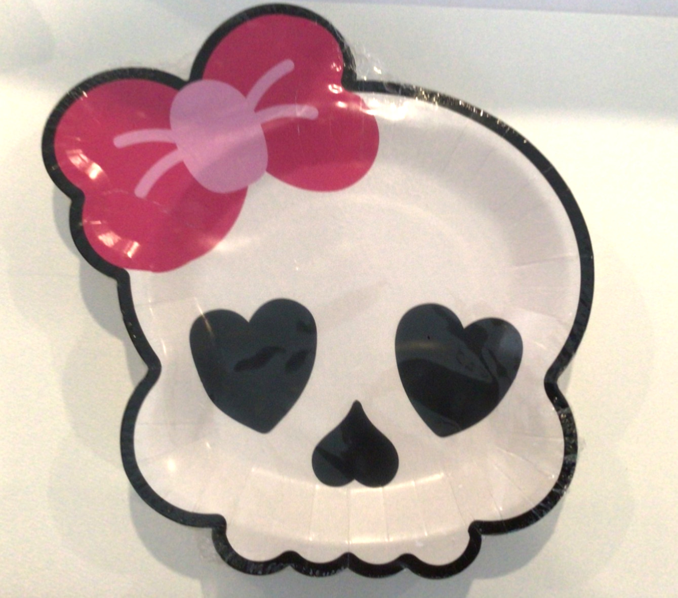 12 ct Monster High Dessert Plates Skull Birthday Party Halloween Supplies New