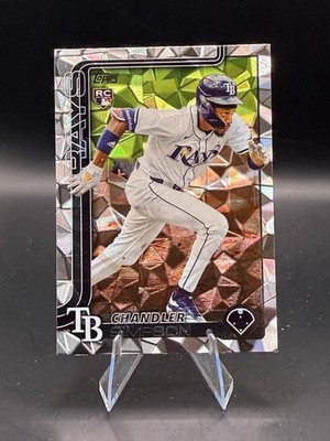 Chandler Simpson 2025 Topps Update Diamante RC Rays #US277