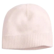 Charter Club 100% Cashmere Cuffed Beanie in Delicacy Pink