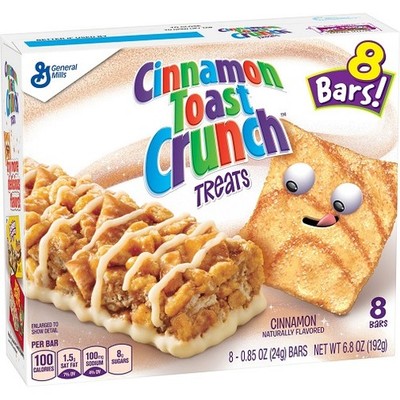 Cinnamon Toast Crunch Flavored Cinnamon Bars Treats