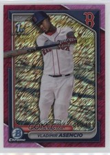 2024 Bowman Chrome Prospects Fuchsia Shimmer Refractor /199 Vladimir Asencio uk2