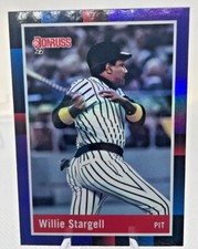 2022 Donruss Base Holo Blue Variation Retro 1988 #233 Willie Stargell