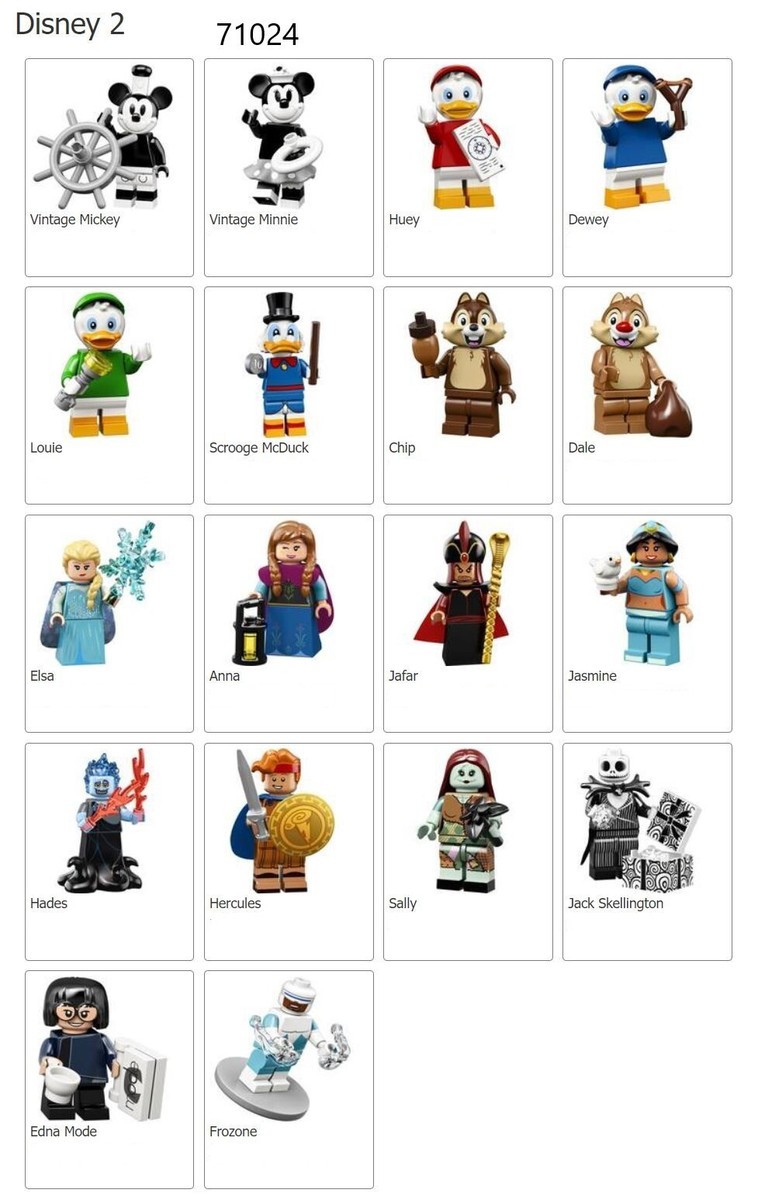 YOU CHOOSE!! LEGO Disney Series-2 (71024) *NEW* | eBay