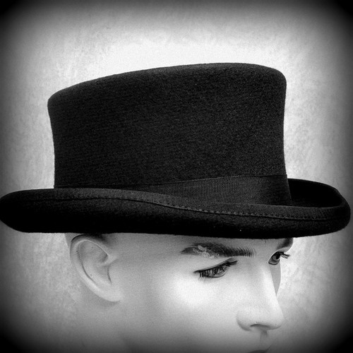 Low Crown Top Hat OldWest style100%wool 