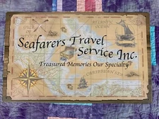 Pirate Treasure Ship Map Nautical Novelty Tin Metal Sign 16" x 10" NEW