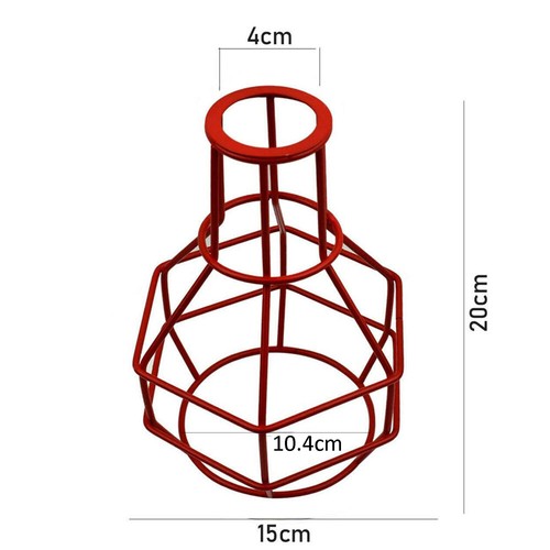 Ceiling Light Shade Metal Wire Cage Easy Fit Lampshade Hanging Lamp Shades - Picture 47 of 59