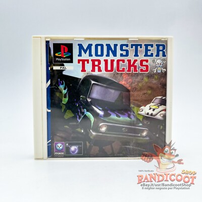 Monster Trucks   Sony Playstation 1 PS1   ENGLISH Complete Excellent Condition