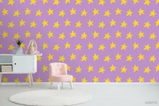 3D Stars Pattern Wallpaper Wall Mural Removable Self-adhesive Sticker 832