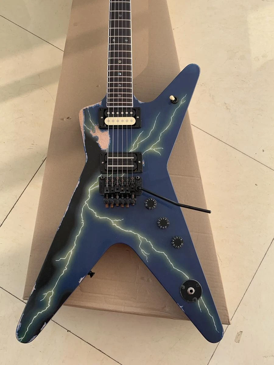 Hot Sale Factory Customized Aged Quality Electric Guitar The Dean From Hell