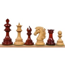 Alexandria Luxury Staunton Chess Pieces Only Set - Triple Weighted -Budrose Wood