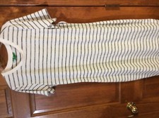 New Dip women's White stripes Bodycon dress M NWT