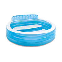 Intex 57190 Family Aufblasbarer Pool Mit Sessel 224X216X76 Cm Outdoor-Spiel