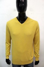 Liu Jo Mens Sweater Size M Green Cotton Sweater Pullover Pullover