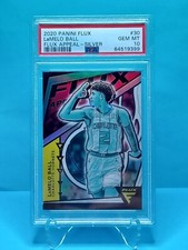 2020 Panini Flux LaMelo Ball Flux Appeal #30 SILVER PRIZM ROOKIE PSA 10 GEM MINT