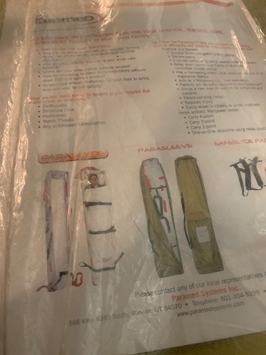 Stryker Evacuation Sled Barasleeve Storage Case Hold 5 Baraslyde's - Picture 4 of 4